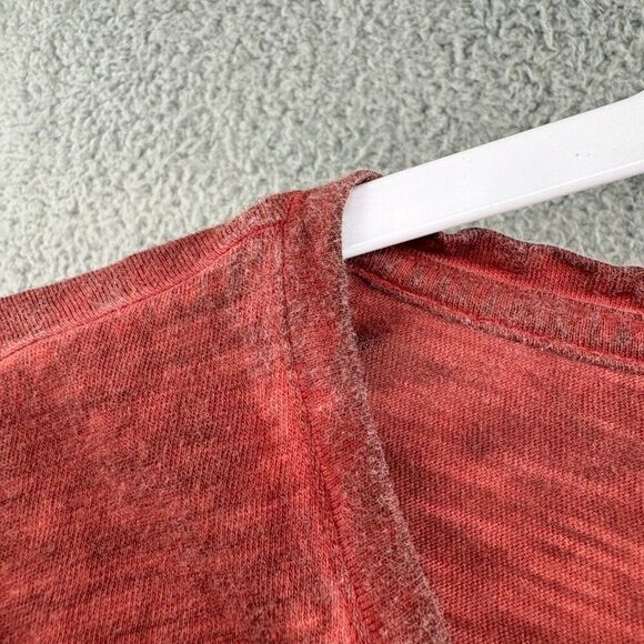 Peruvian Connection Long Sleeve Tee Shirt  Burnt orange/red size Medium - Picture 9 of 10